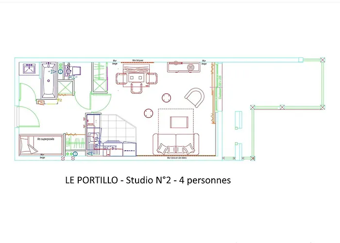 Gourette 4 Pers Avec Terrasse, Animaux Admis - Fr-1-860-43 Appartement Eaux-Bonnes